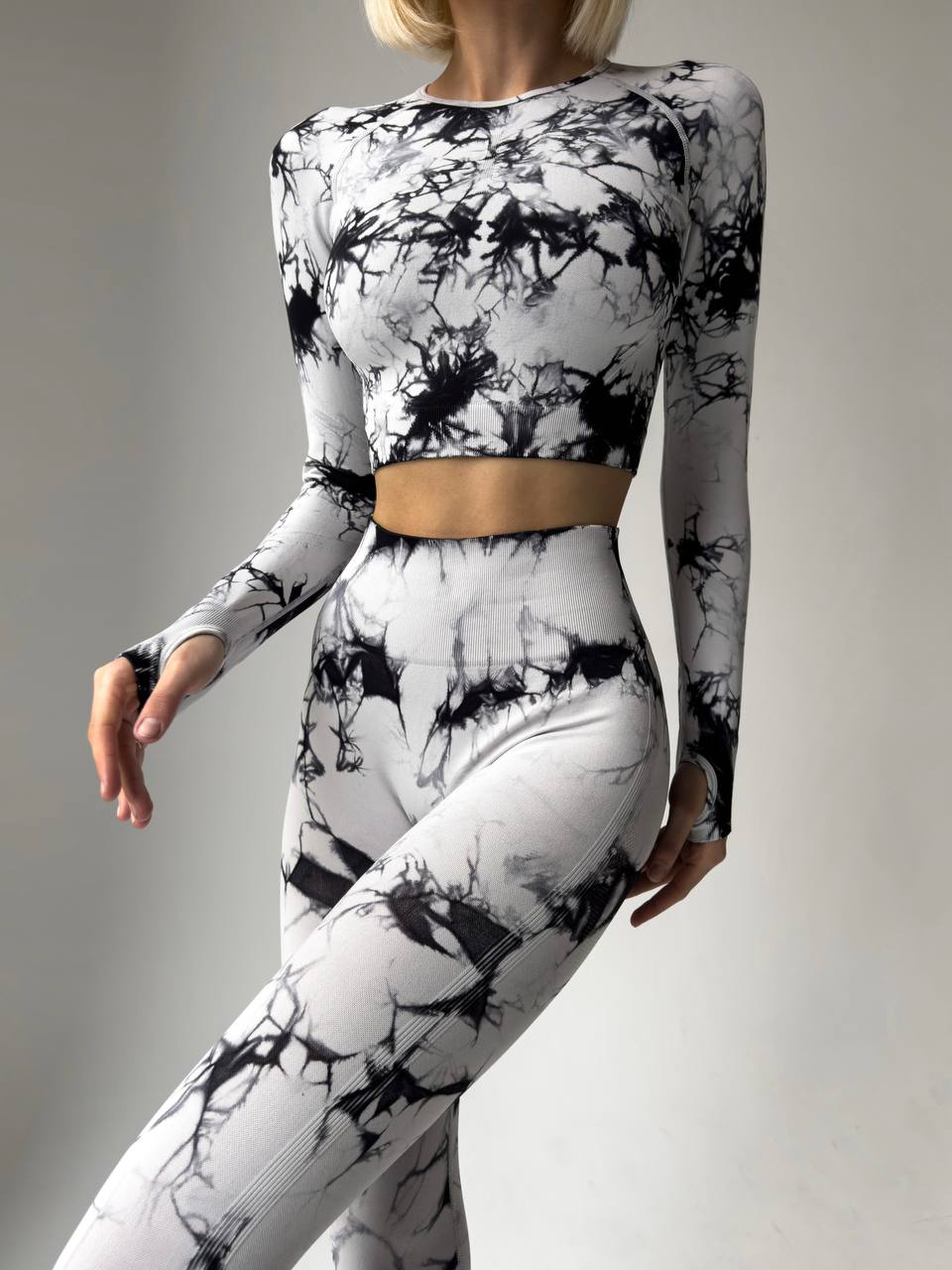 Фітнес комплект лосини із пушап