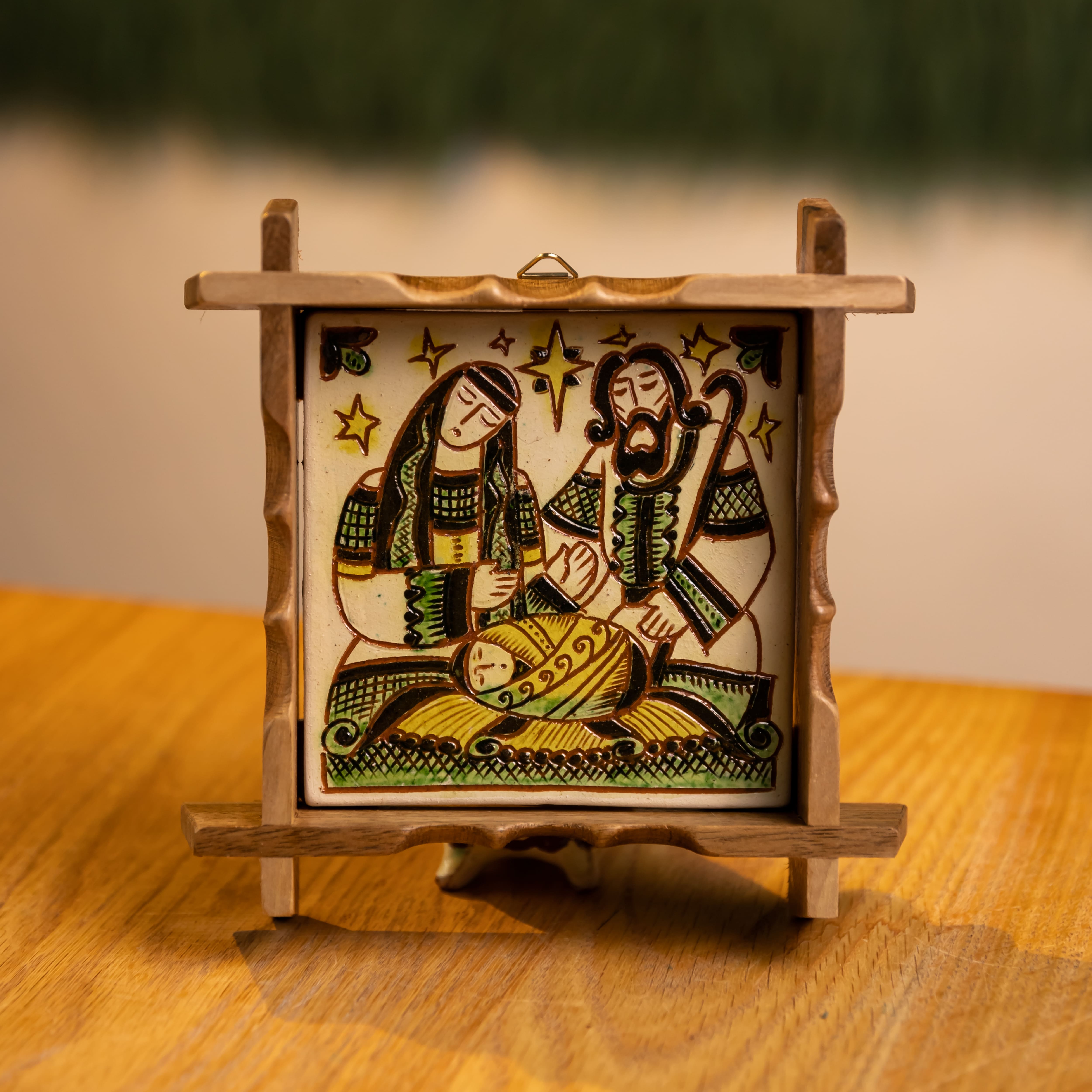 Плиточка у рамці "Різдвяна ніч", 15*15 см