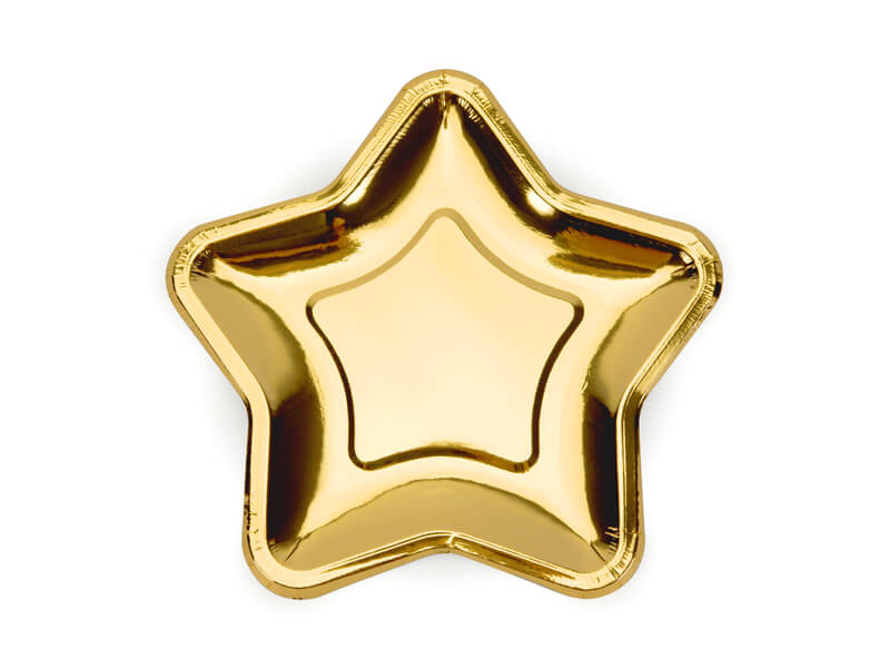 Тарілочки gold star 17 см