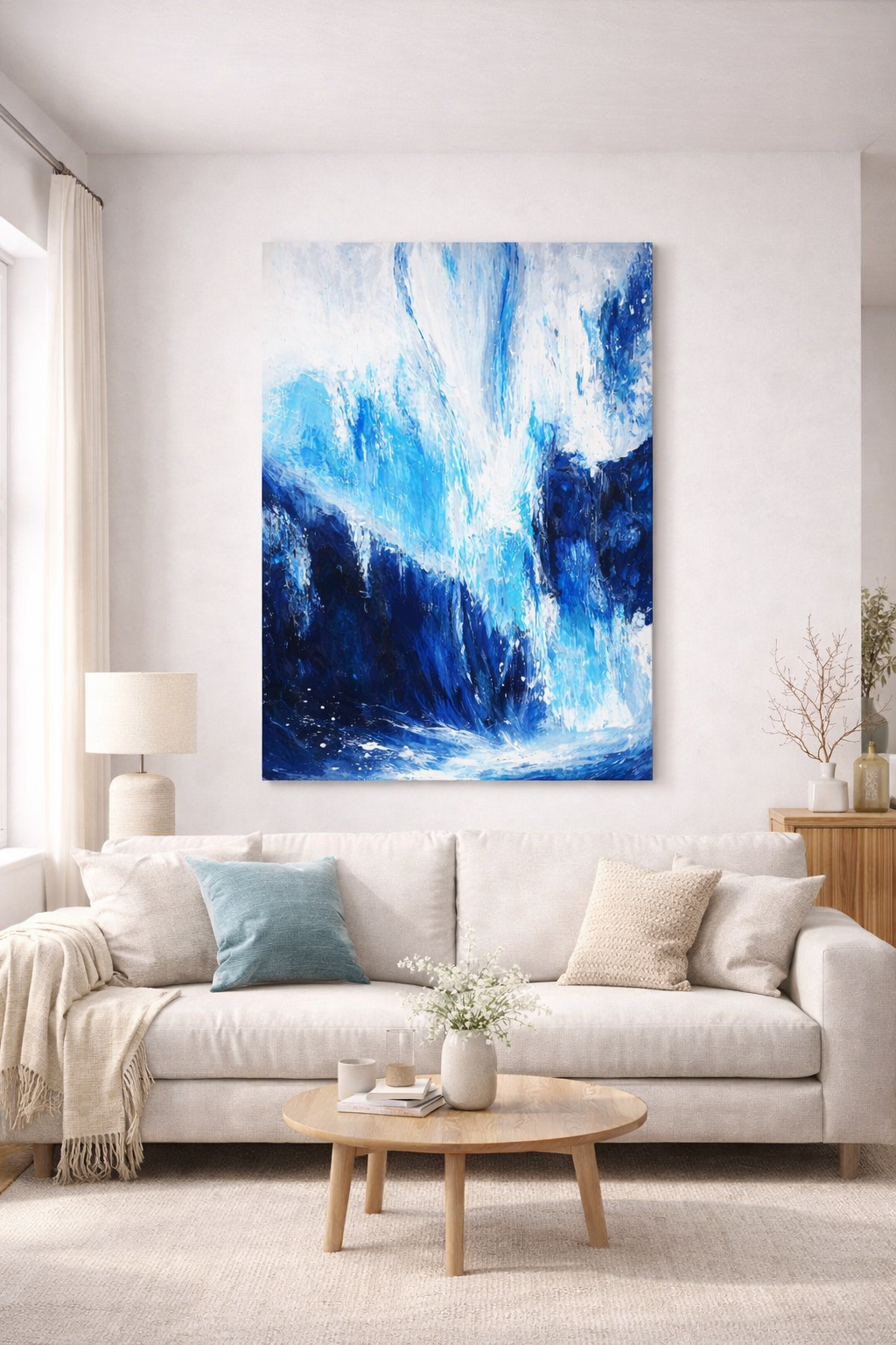 Абстракція "Крижаний водоспад"