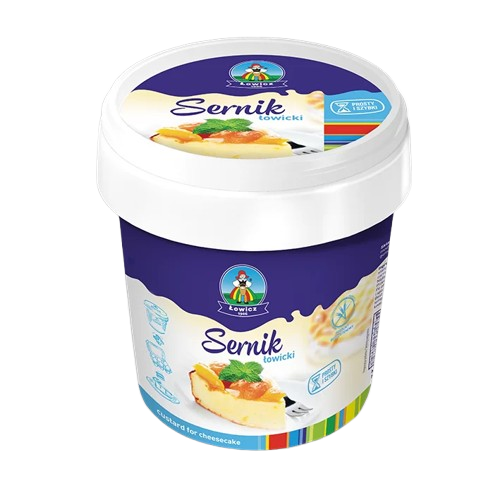 🇵🇱  "LOWICZ" Queso fresco para cheescake, 1 kg.