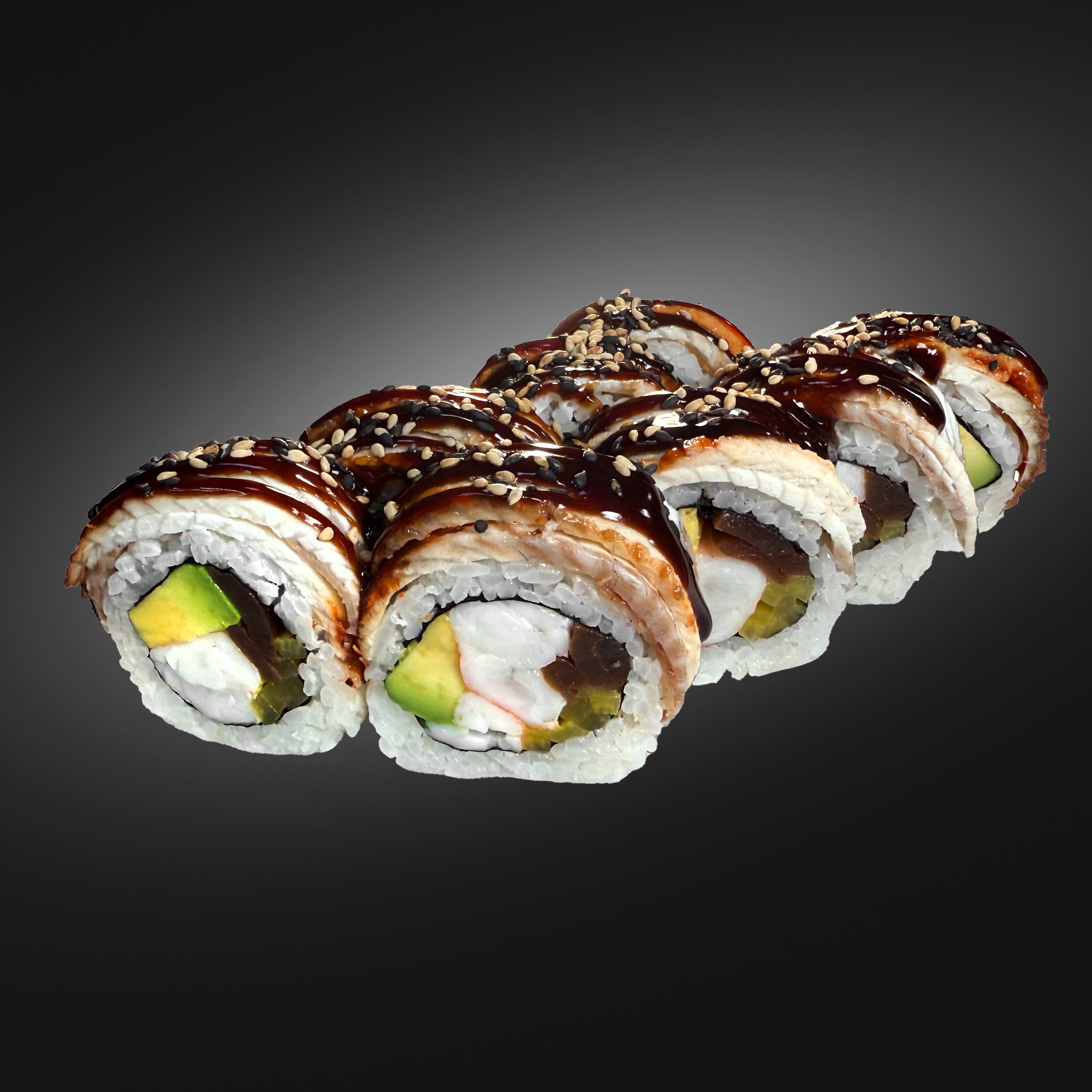 Рол вугор з креветками