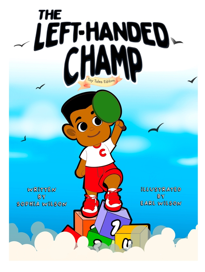 The Left Handed Champ Rhyme Board Book - Tiny Tales 