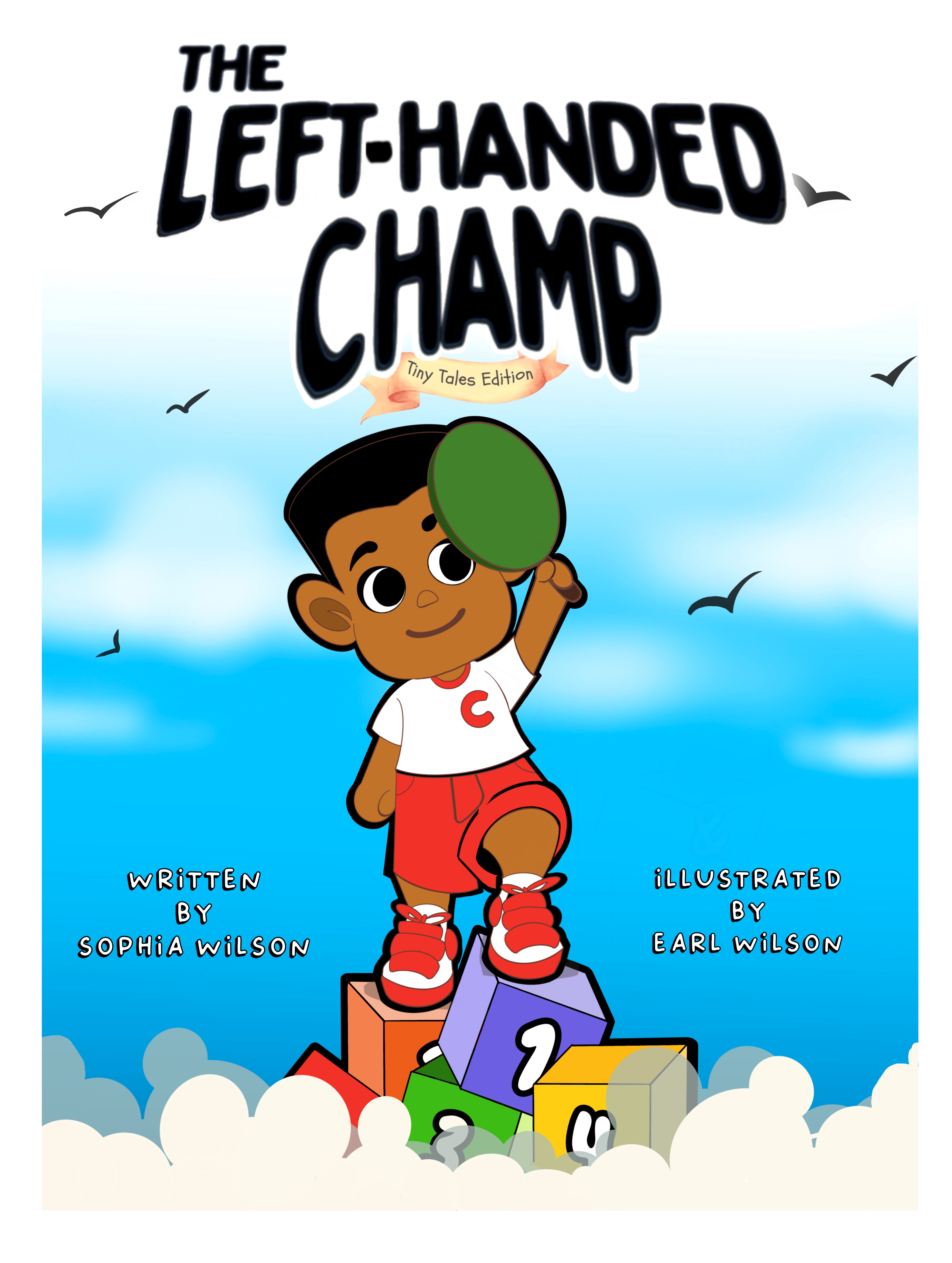 The Left Handed Champ Rhyme Board Book - Tiny Tales 