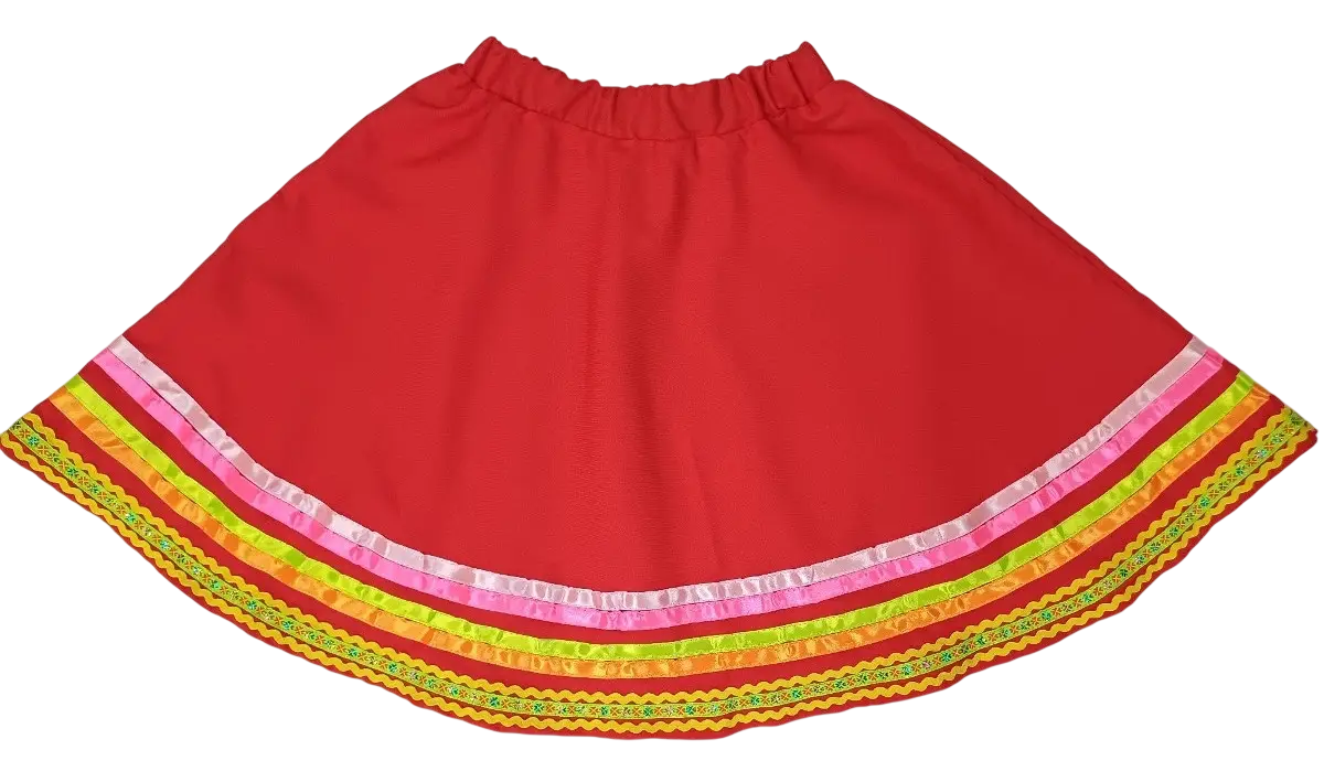 Спідниця для дівчинки червона