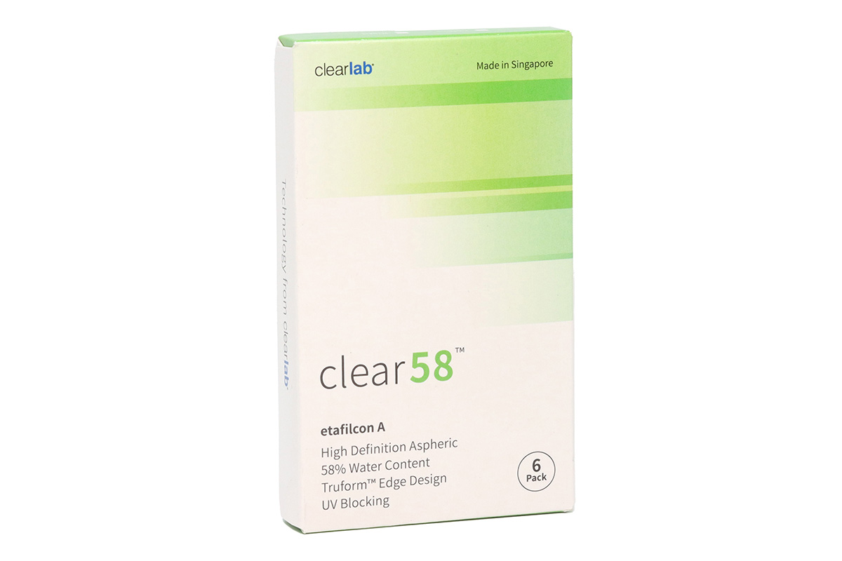 Контактні лінзи Clear 58 (6 шт.)