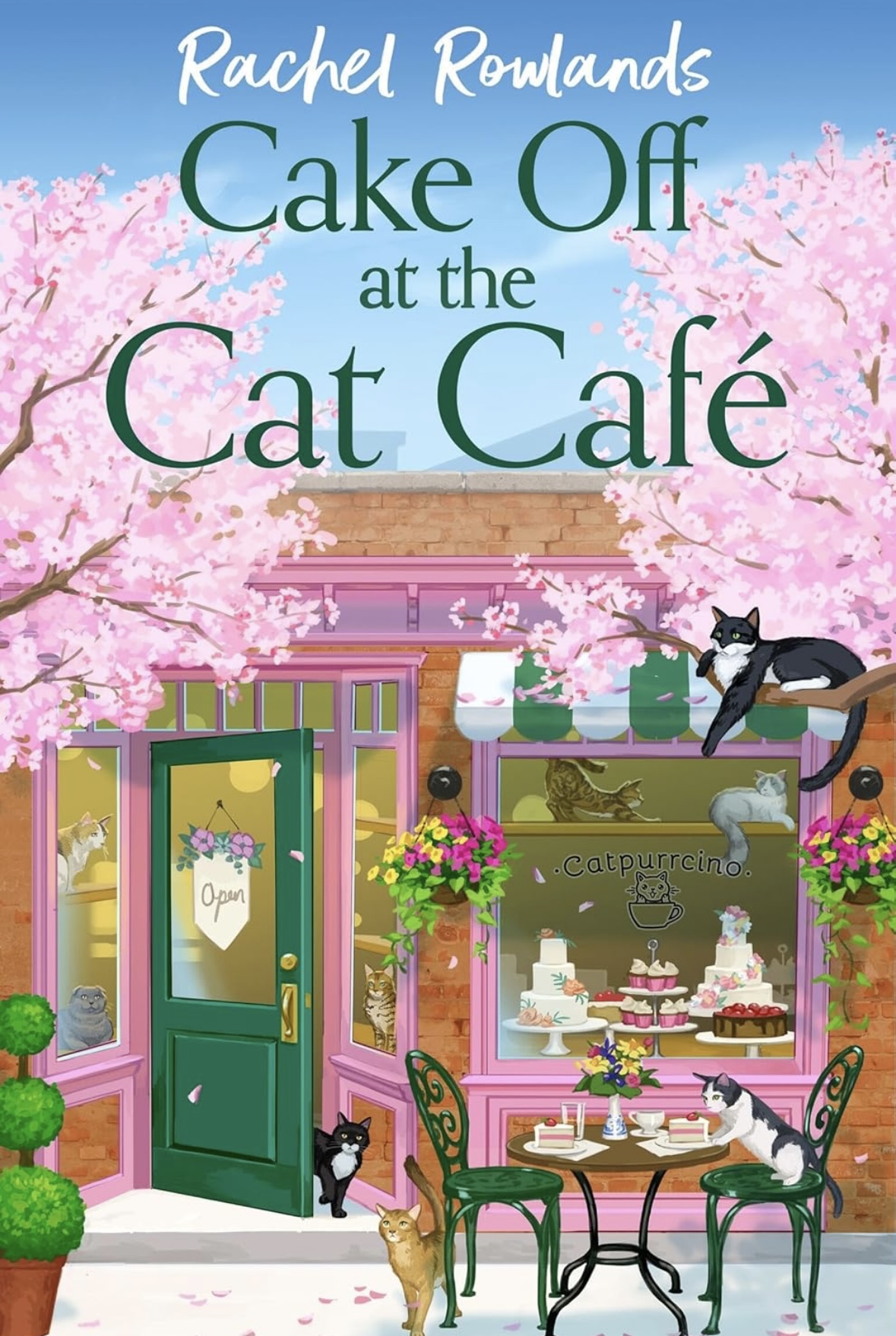 Cake Off at the Cat Cafe Rachel Rowlands