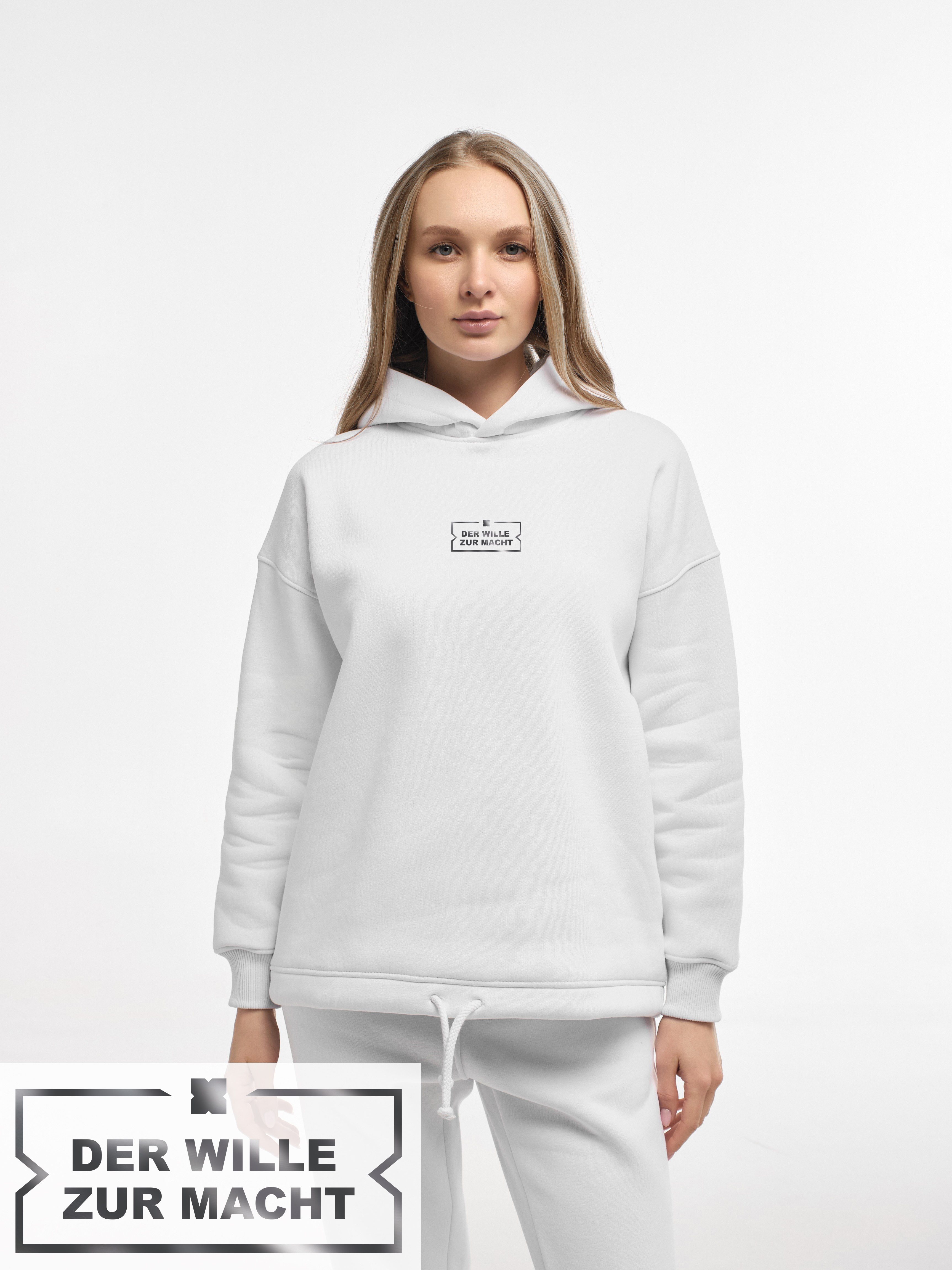 HOODIE "DER WILLE ZUR MACHT" | LACE | WHITE EMOTION | XH2