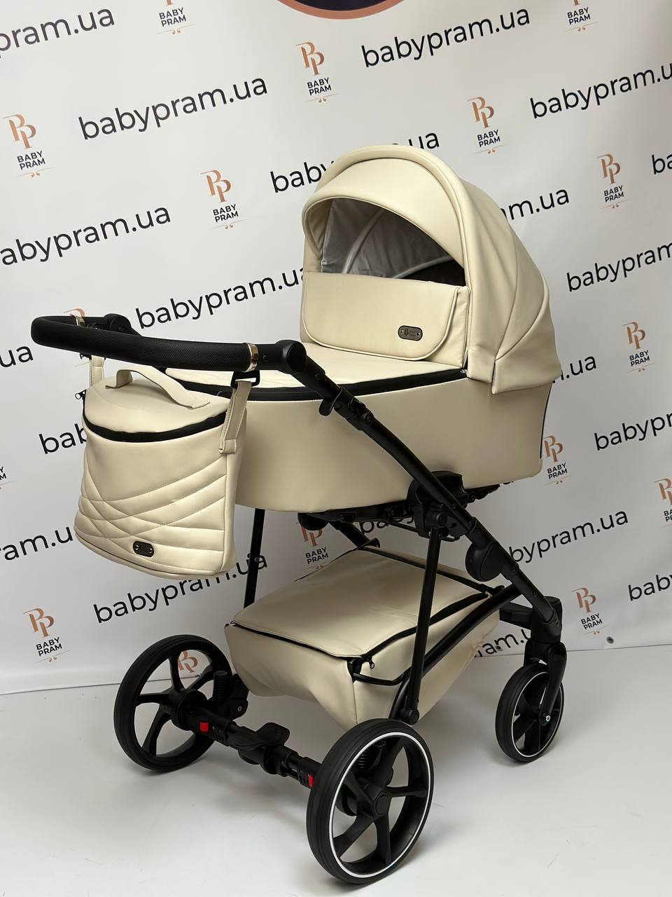 Коляска 2в1 Baby Pram Bailey Premium  Ivory