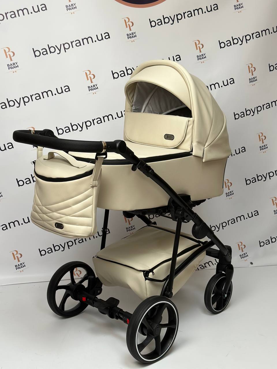 Коляска 2в1 Baby Pram Bailey Premium 2024 Ivory