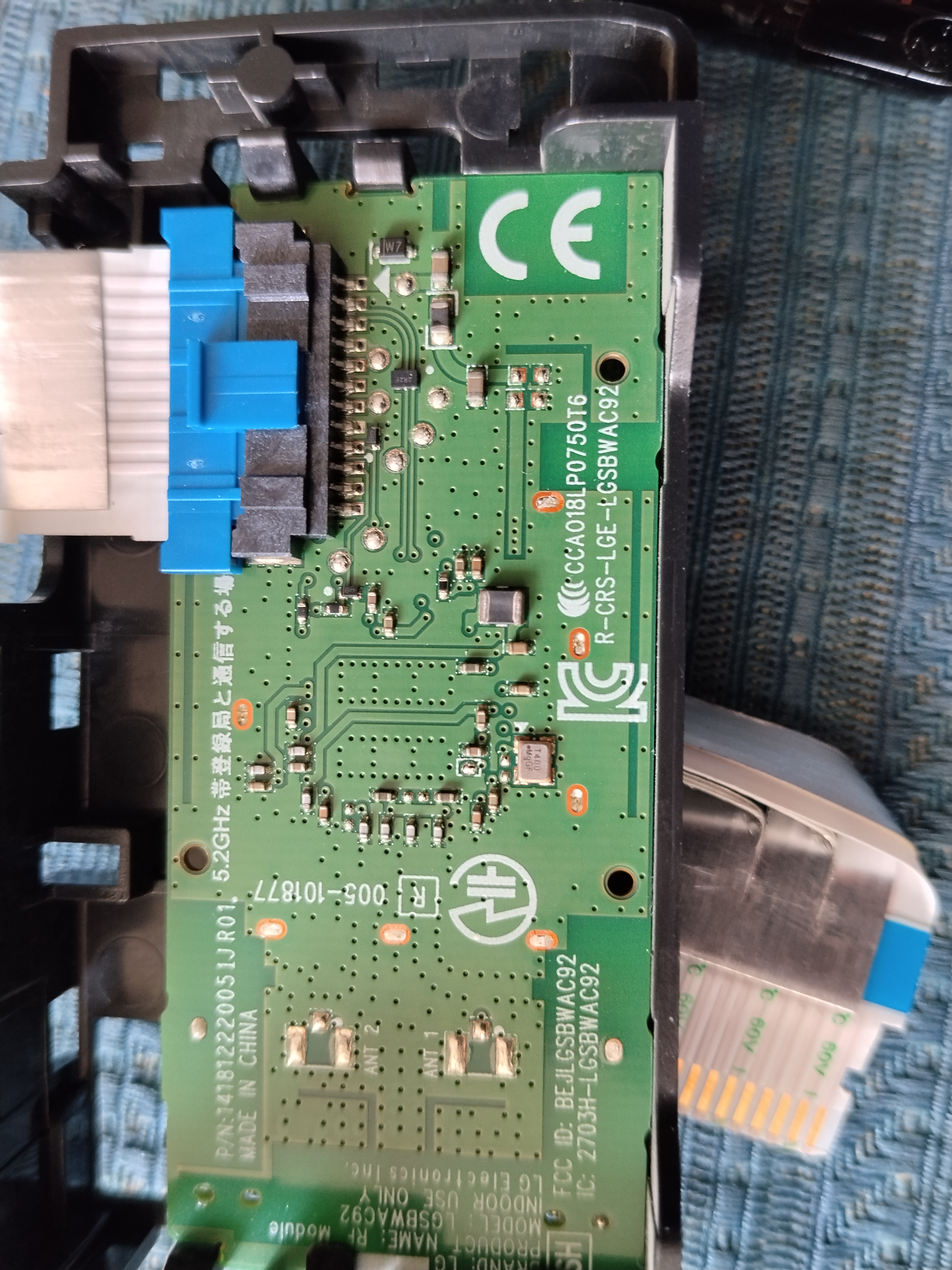 # Tarjeta WIFI Model: R-CRS-LGE-LSGBWAC92 TV LG 32LM630BPLA