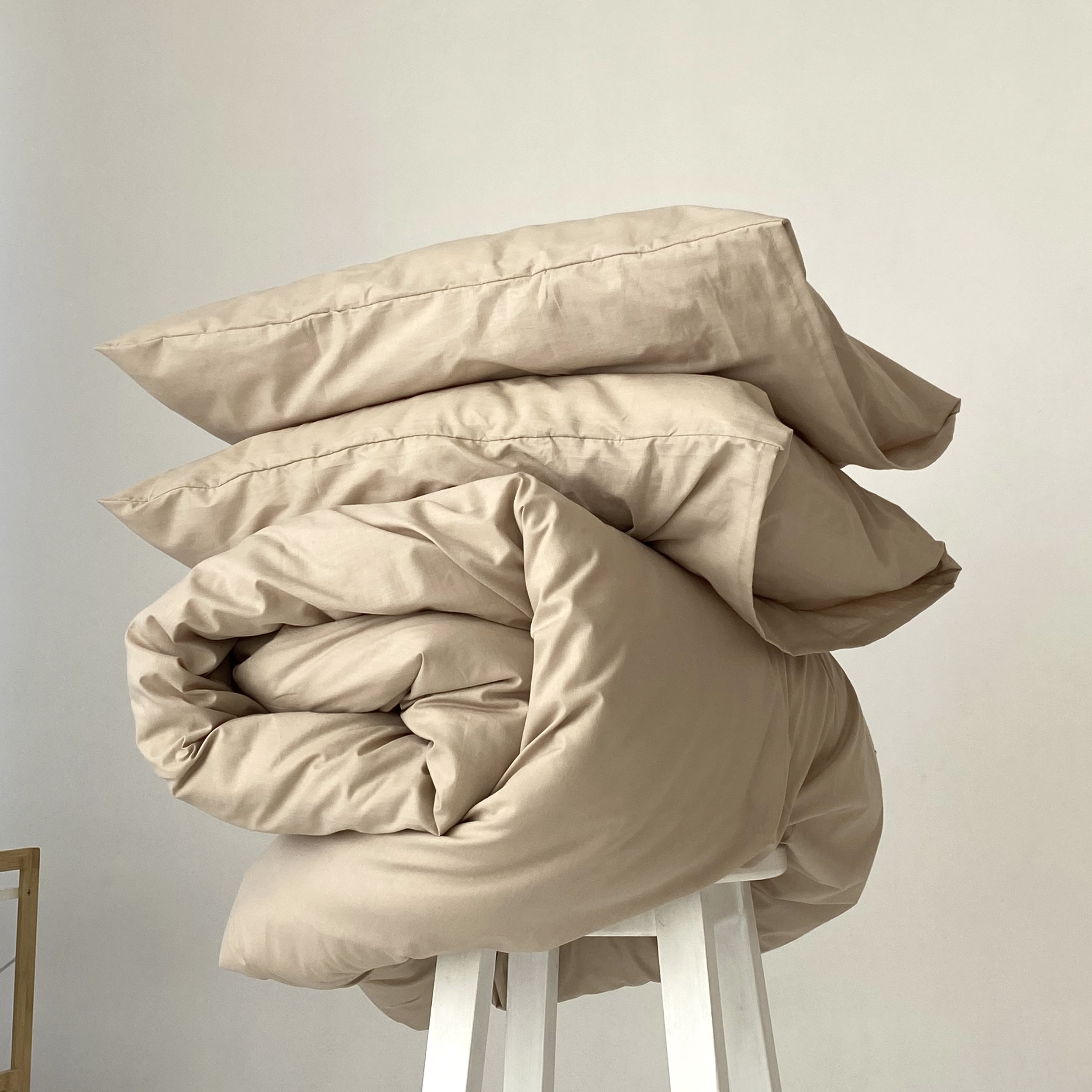 Постільний комплект Сатин Беж