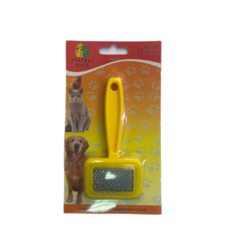 Пуходер пластик 19-6, 7*5 см, ручка 9 см