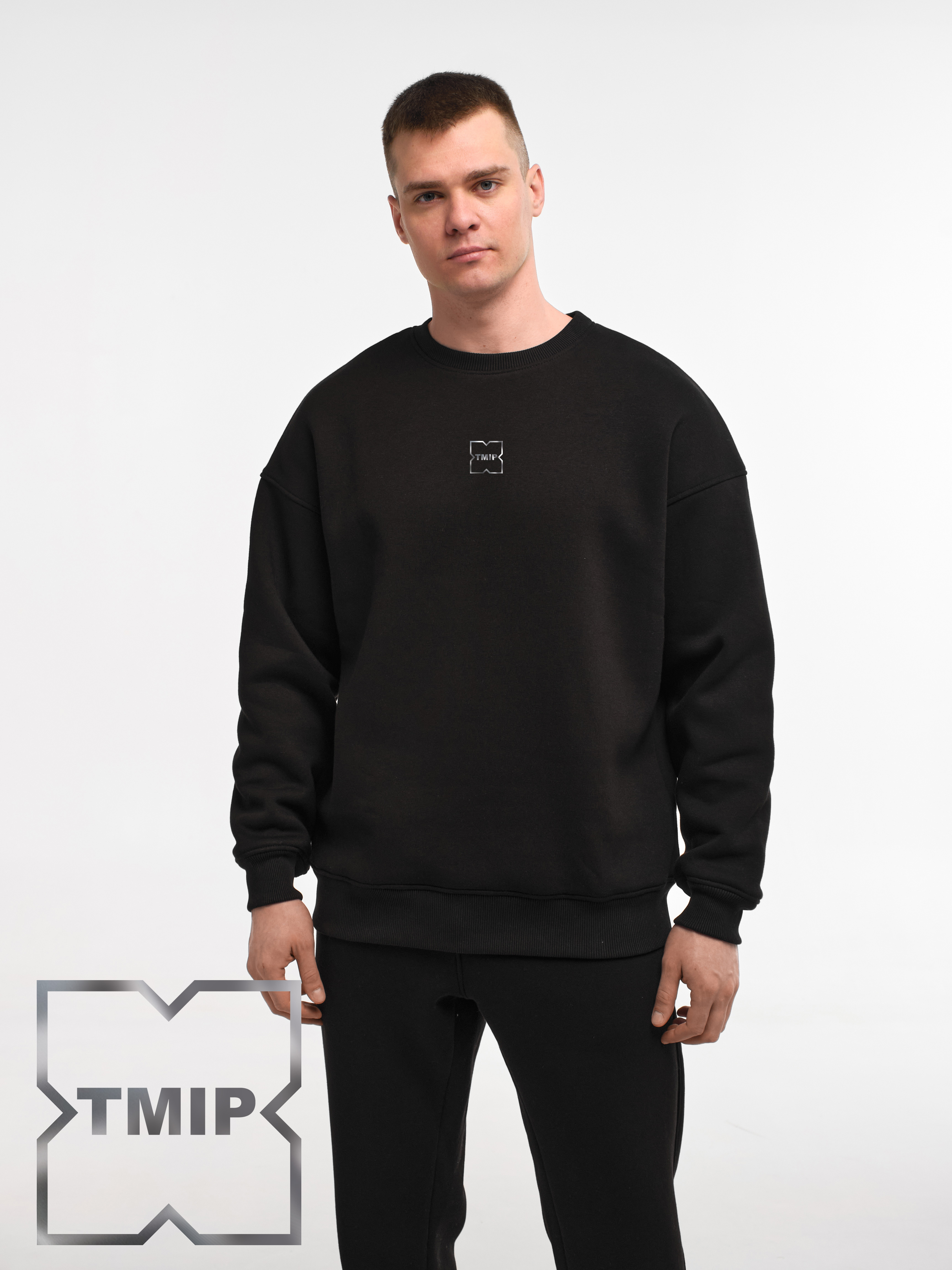 SWEATSHIRT "TMIP" | BLACK EMOTION | XS1