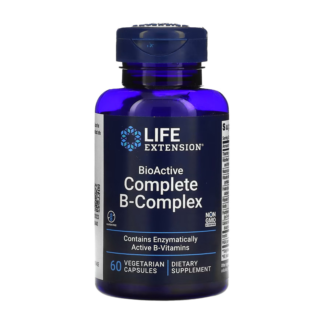 Комплекс вітамінів групи Б, BioActive Complete B-Complex - 60 vcaps