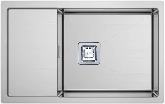 Нерж. мийка Quadro 70 D (70x44) 1,20 мм