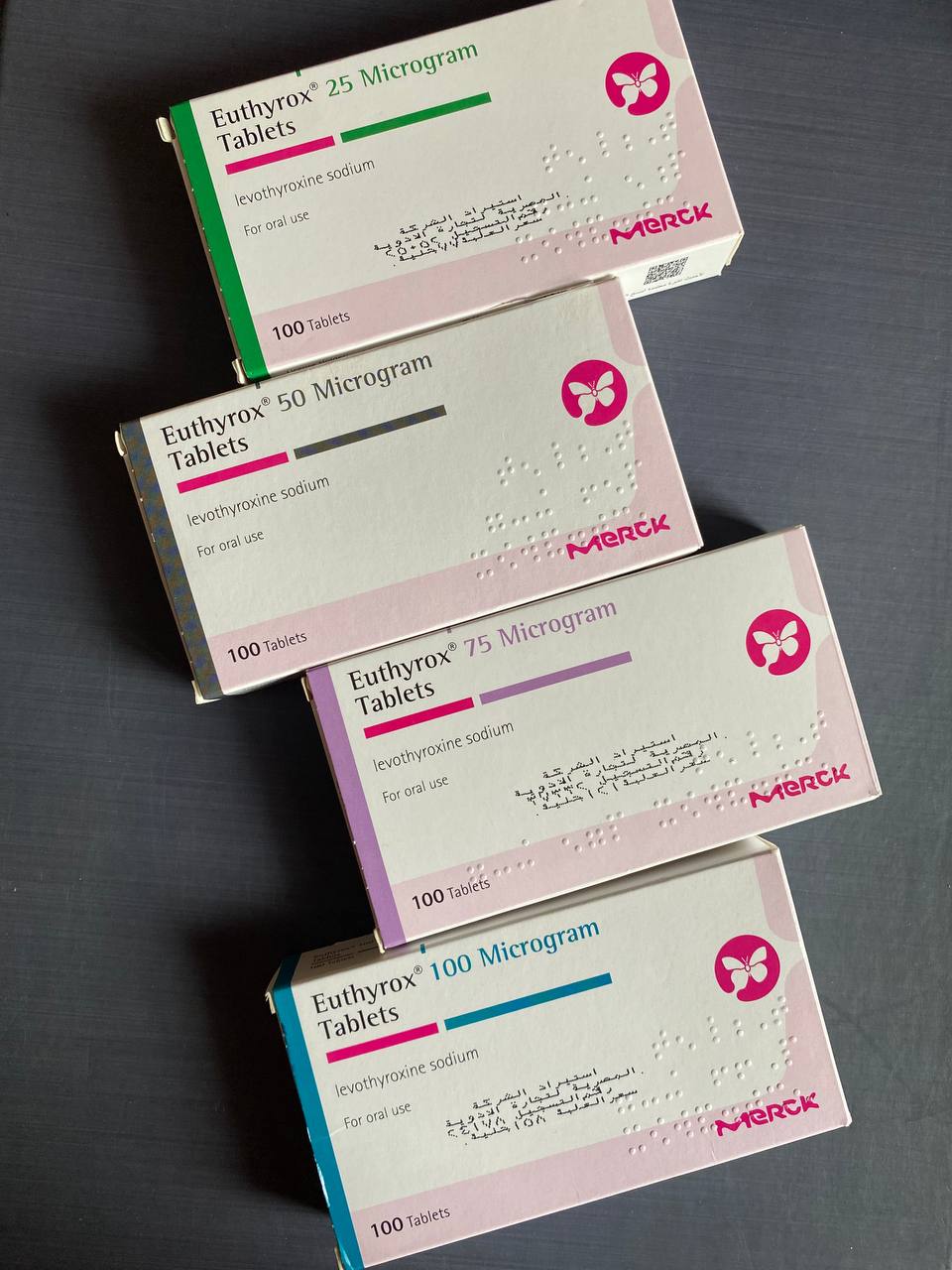 Euthyrox Levothyroxinum Еутирокс Левотироксин 100 табл Єгипет
