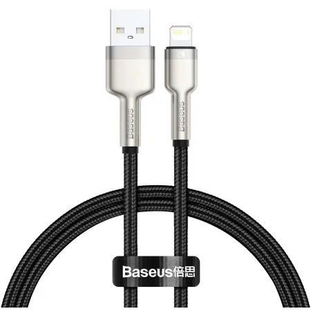 Кабель Baseus Cafule Metal Data Cable USB to Lightning (25cm)