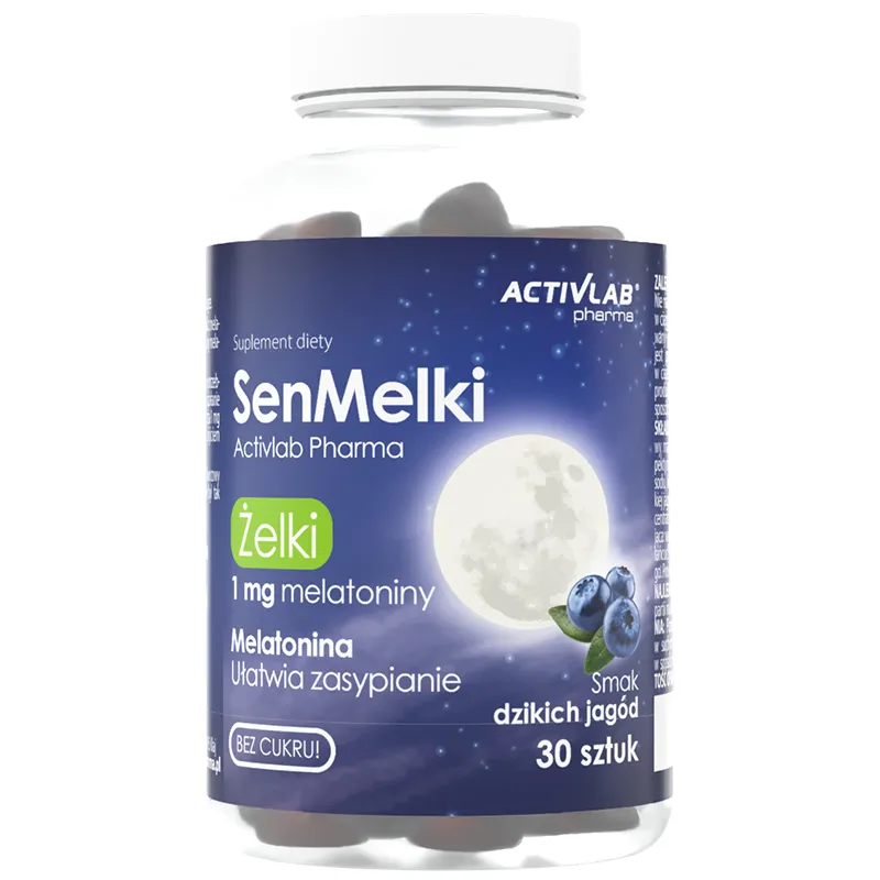 ActivLab Pharma SenMelki жуйки з смаком дикої ожини без цукру - 30 штук