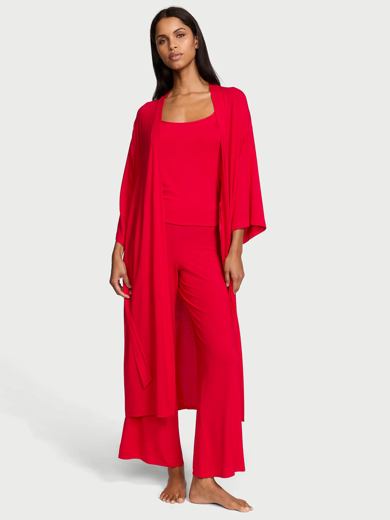 Піжама Victoria Secret Modal Three-Piece PJ Set Lipstick