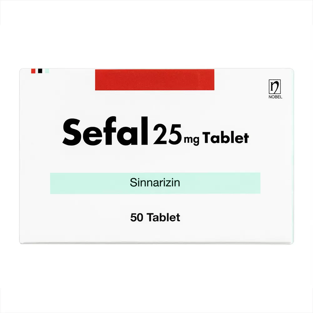Сефал Форт (Сіннарізін) 25мг/50таб, 75мг/20таб