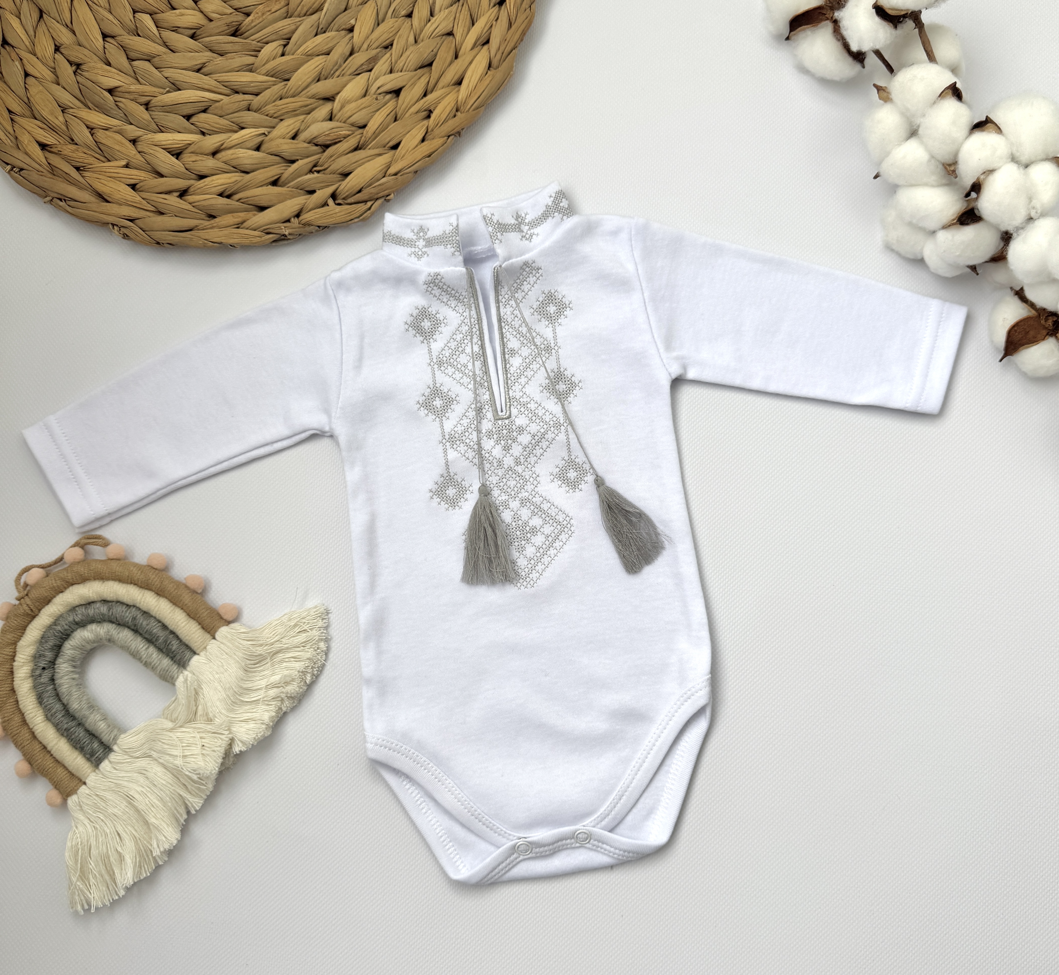 Боді-вишиванка для новонародженого хлопчика