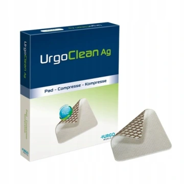 10×10см.UrgoClean Ag пов'язка для очищення ран зі сріблом 1шт.