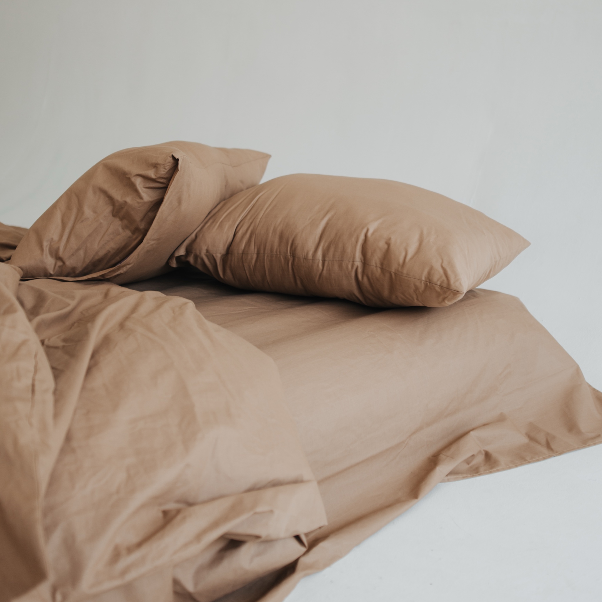 Постільний комплект Матова 100% бавовна Кориця