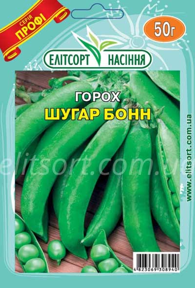 Насіння ПРОФ Горох Шугар Бонн 50г
