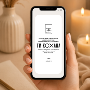 Електронна книга "Ти кохана"