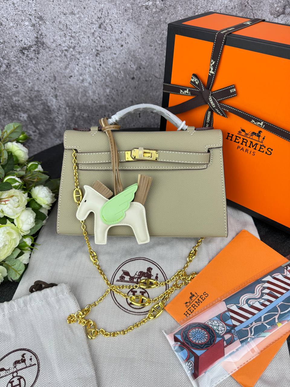 Hermes Kelly Beige 22