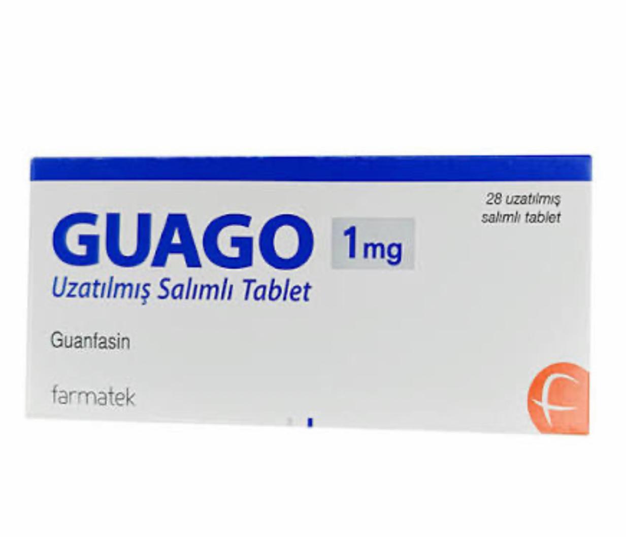 Гуаго (Гуанфацин) 1мг, 28таб