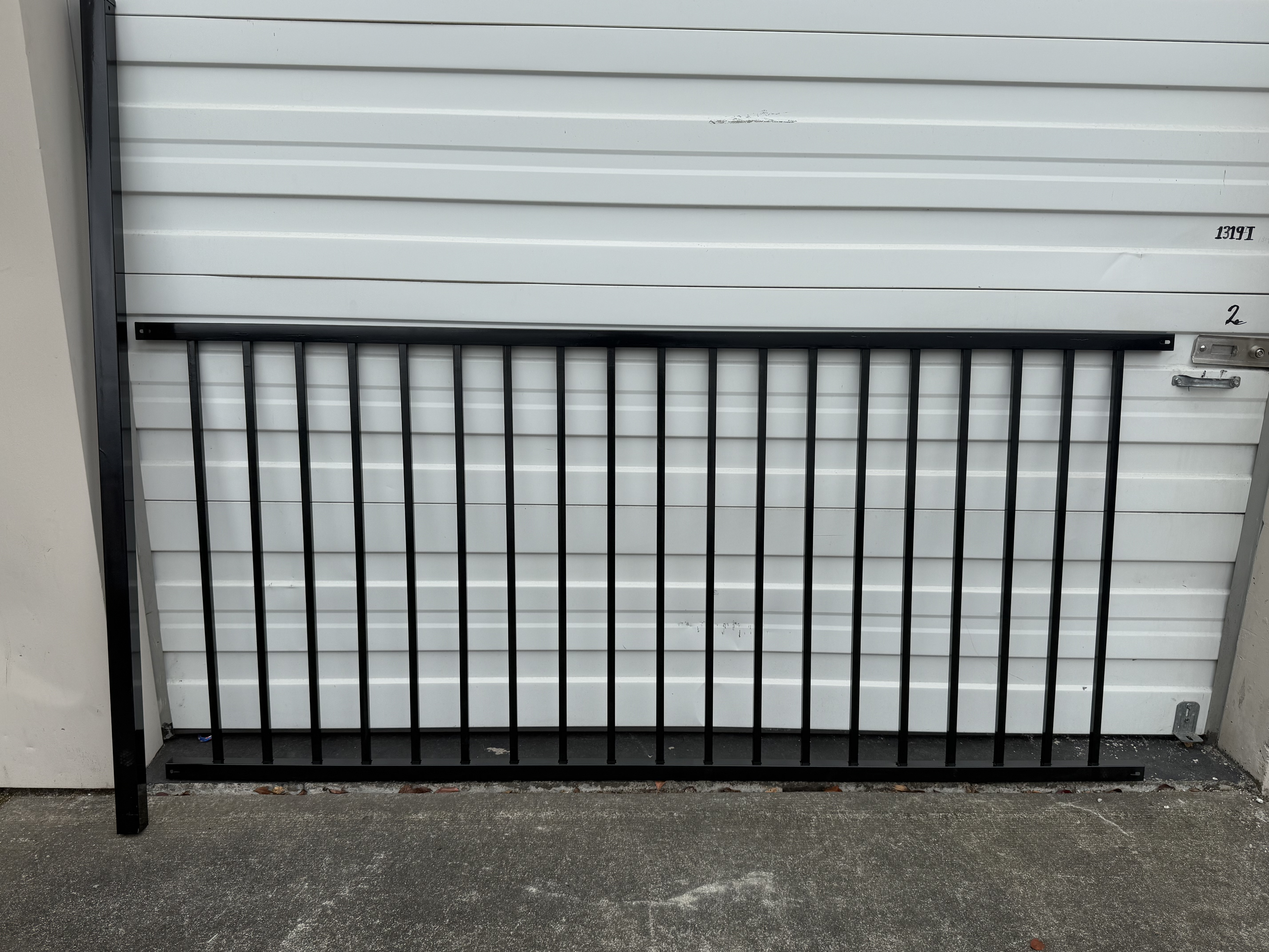 Ornamental Steel Fence | 2 Rail | Flat Top | 4' x 8 Feet