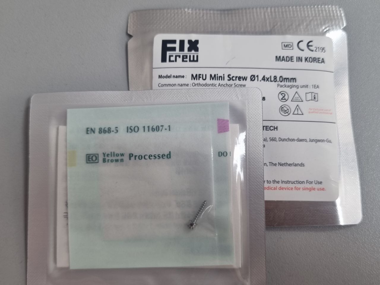 Мікроімплант ортодонтичний WBT MFU 1,4x8 мм