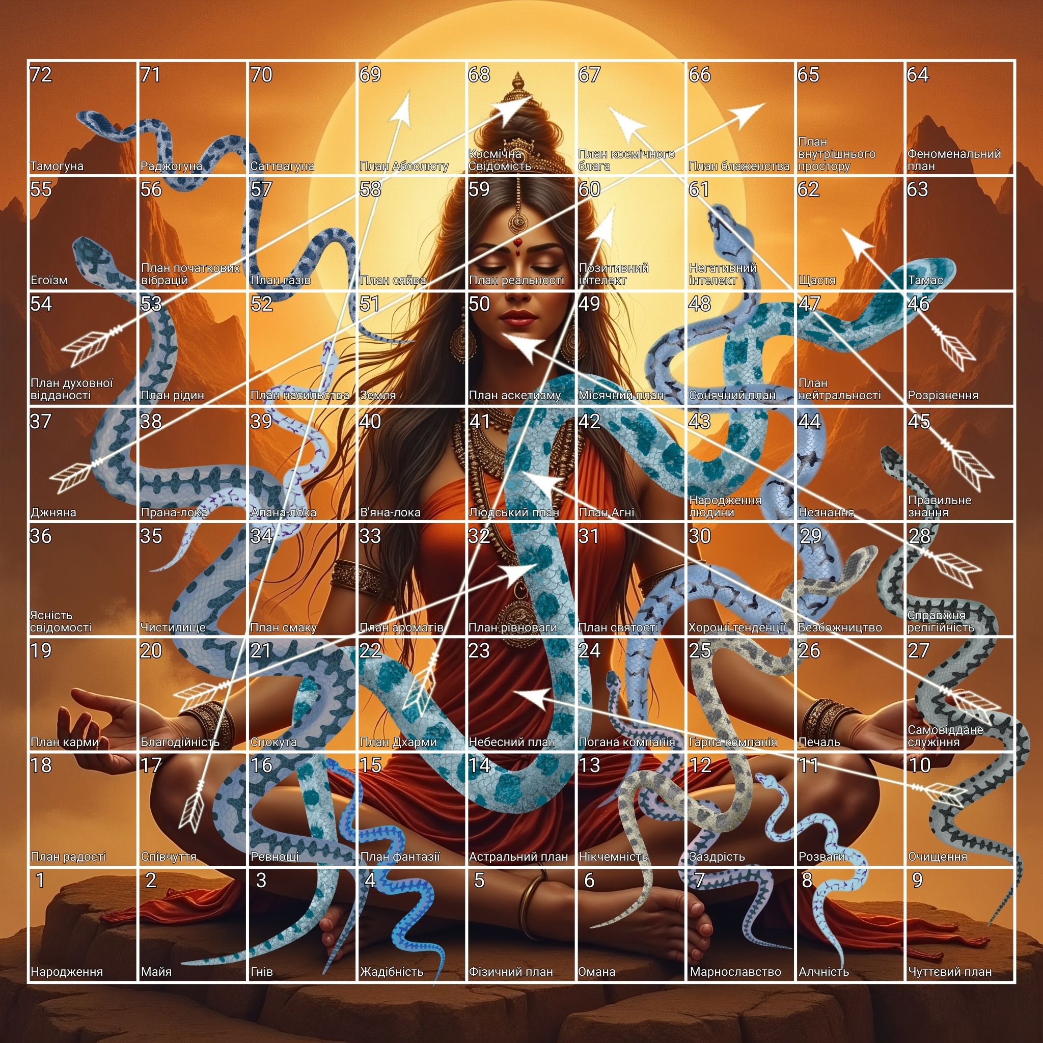 Комплект гри Ліла укр 1х1м Габардин Поле "Шлях пробудження"