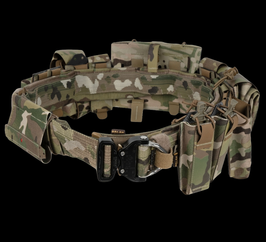 Низькопрофільний розвантажувальний пояс "Chimera" + комплект підсумків до нього, від українського бренду "Balak Wear".