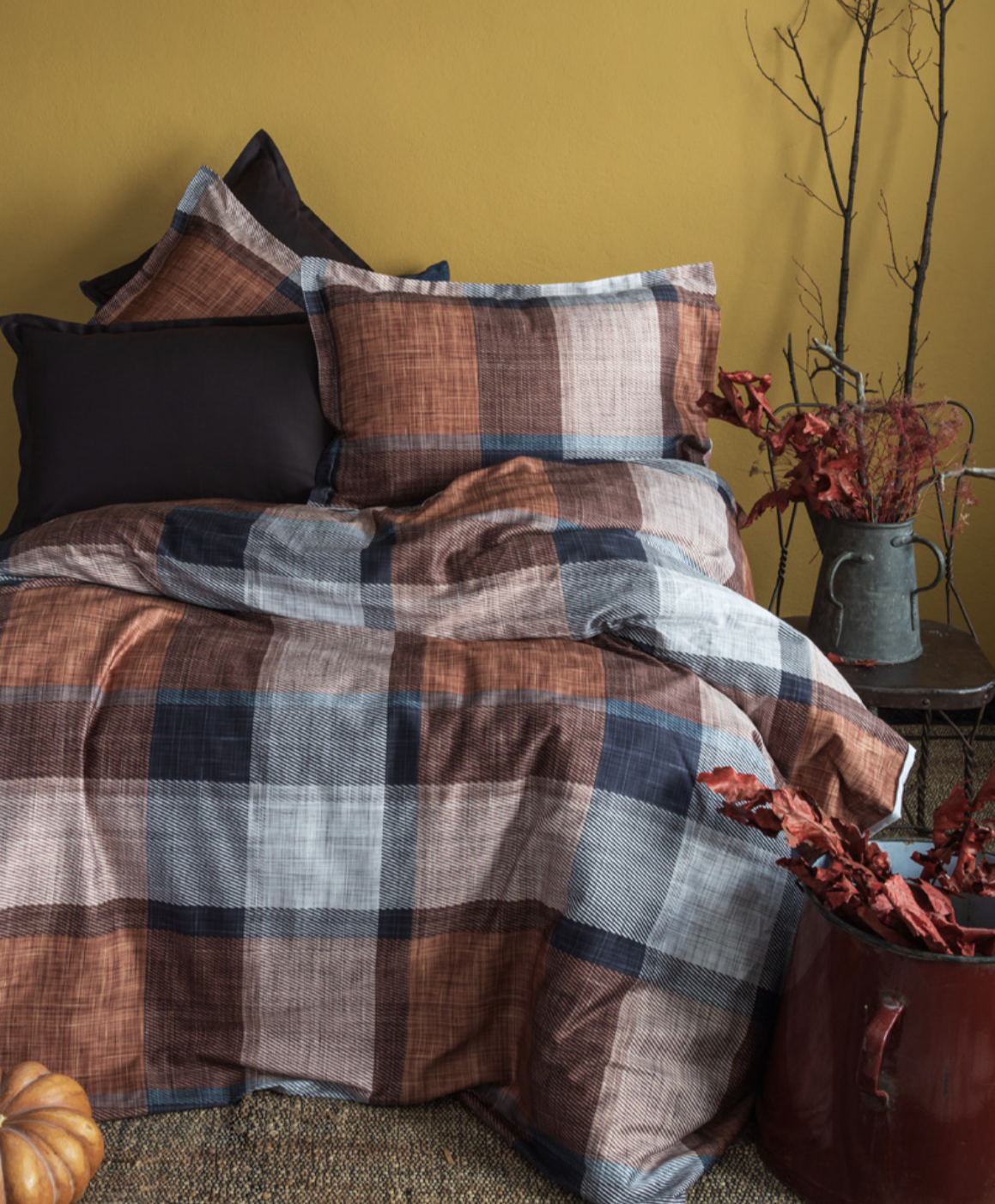 Комплект постільної білизни Issimo Home Dunloe, сатин 210 TC, євро