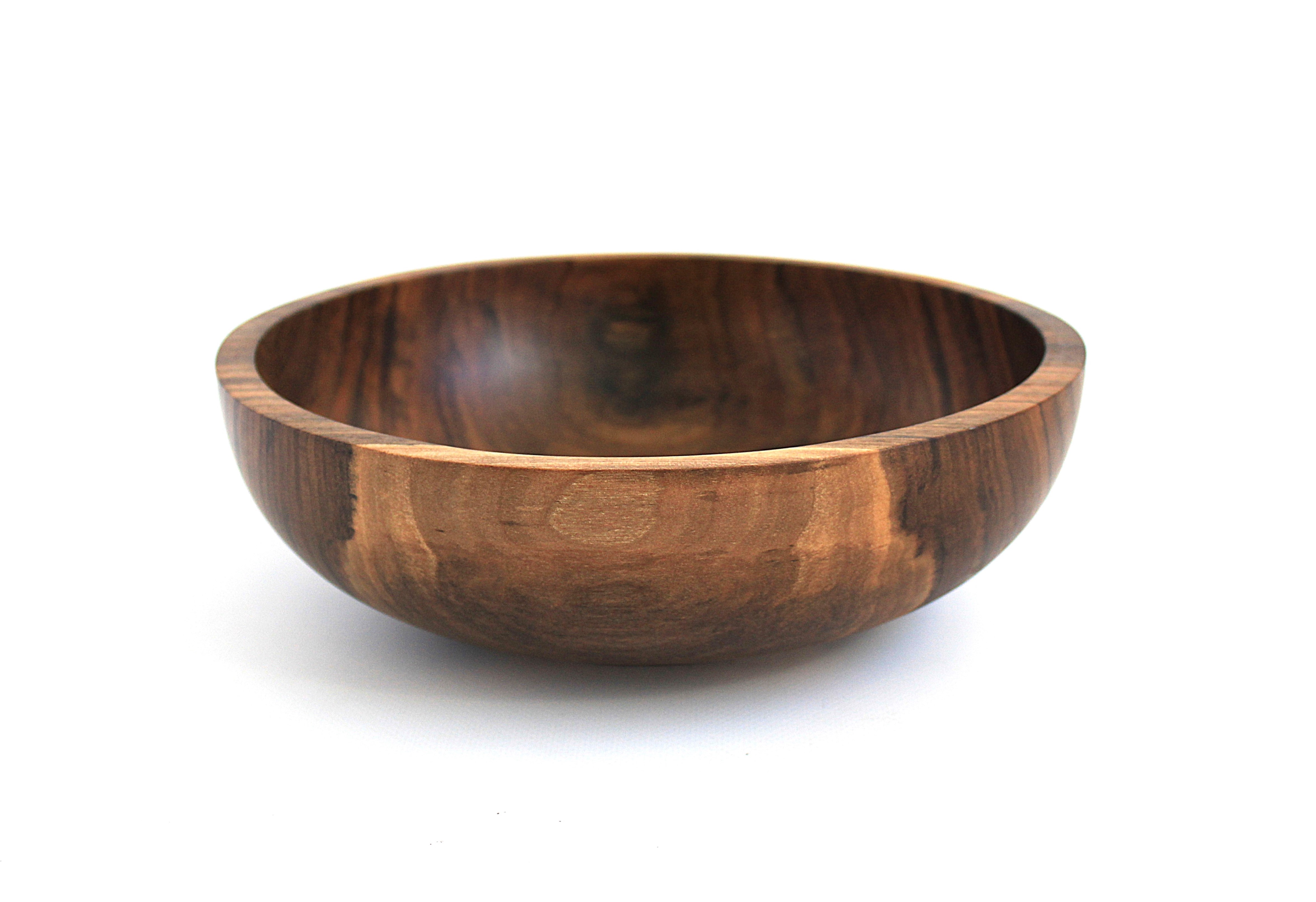 Дерев'яний салатник ручної роботи