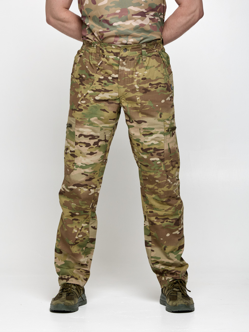 Тактичні штани чоловічі UKM Tactical 2.0 мультикам ріп-стоп