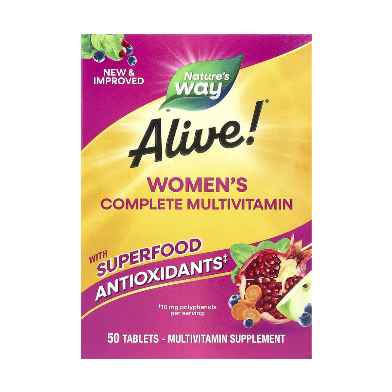 Alive!® Women's Complete Multivitamin - 50 tabs