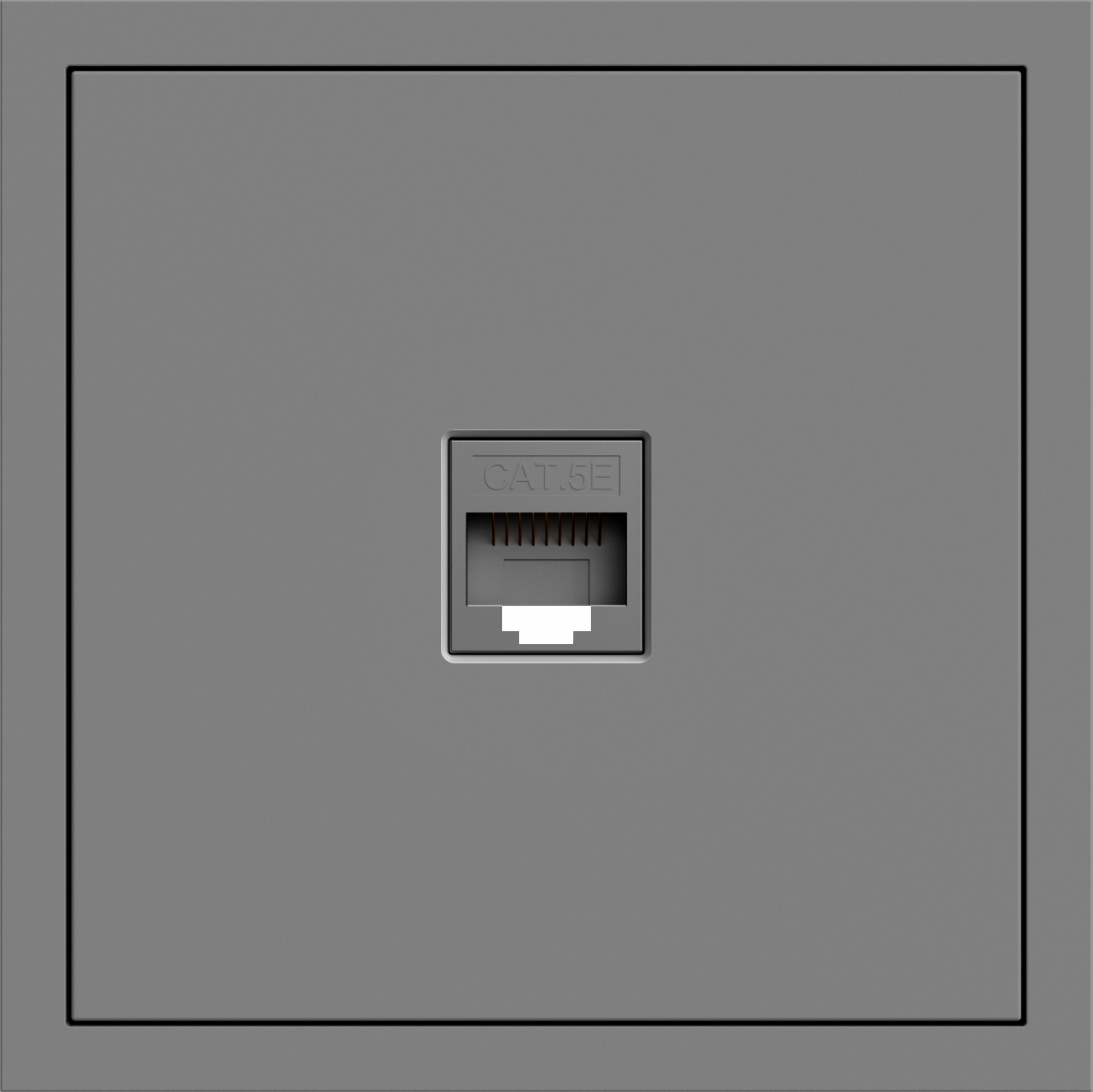 ER151PC-G розетка комп’ютерна, механізм сірий Soft