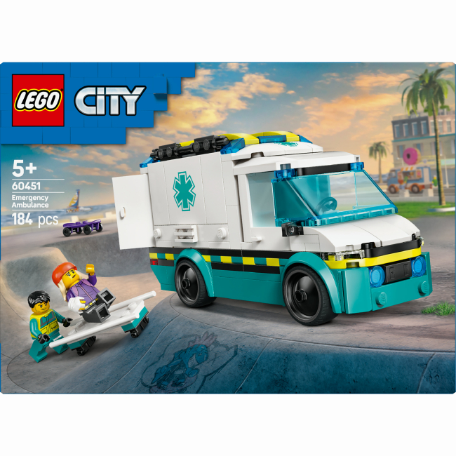 Конструктор LEGO City Швидка допомога (60451)