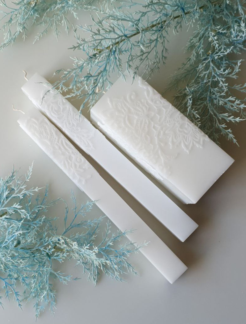 Сімейне вогнище квадрат з мереживом