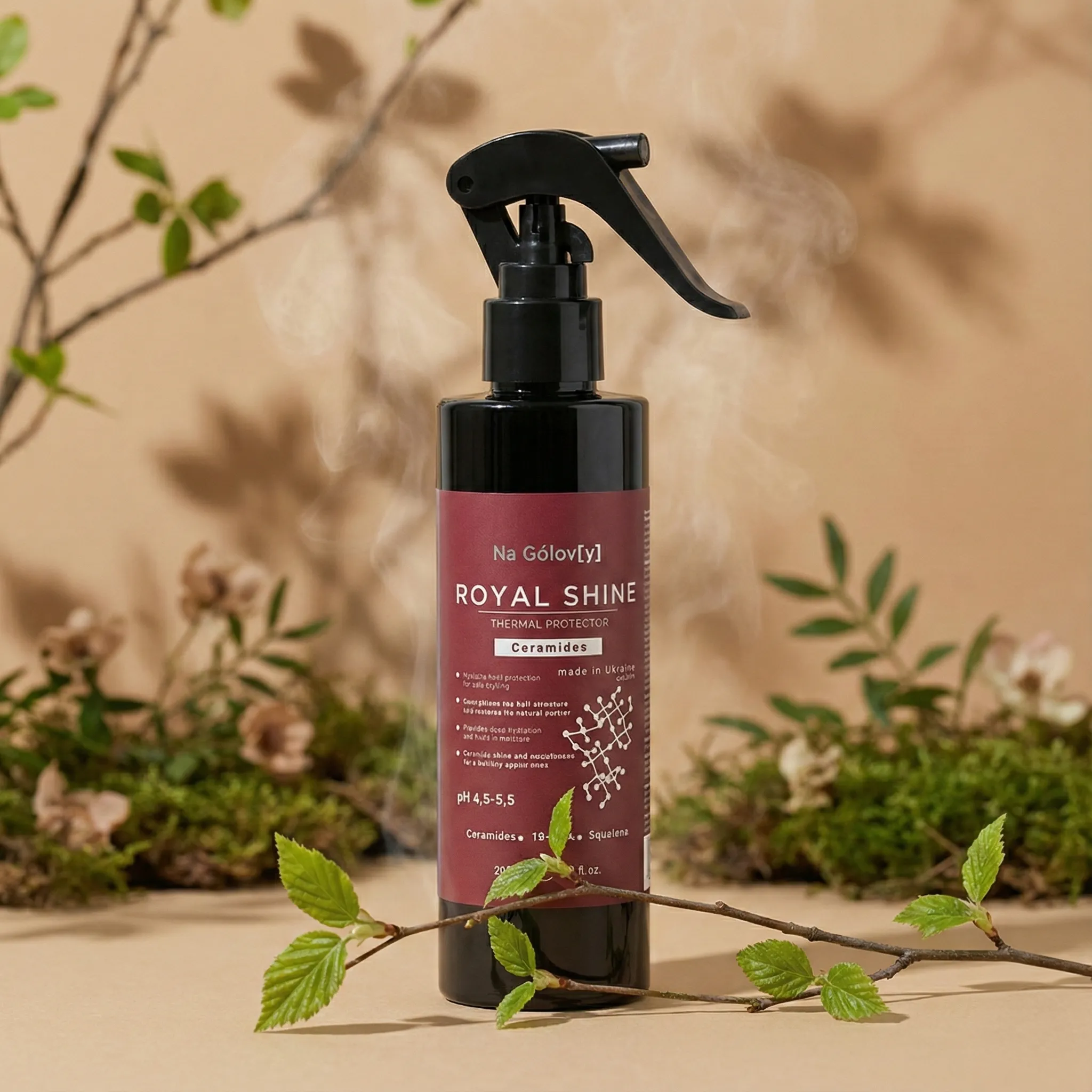 ROYAL SHINE спрей-термозахист із церамідами