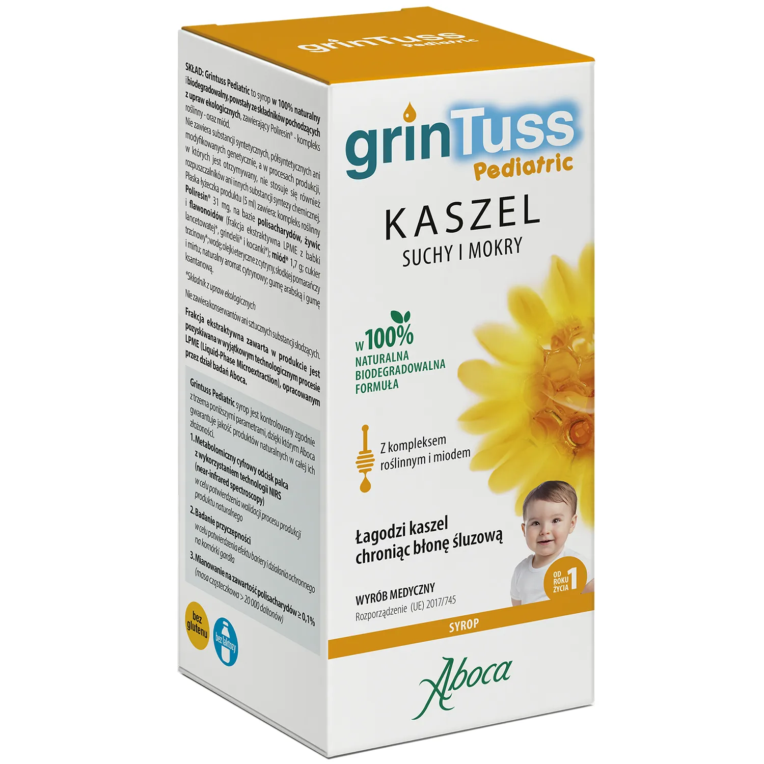 Grintuss Pediatric сироп від сухого та вологого кашлю - 180 г