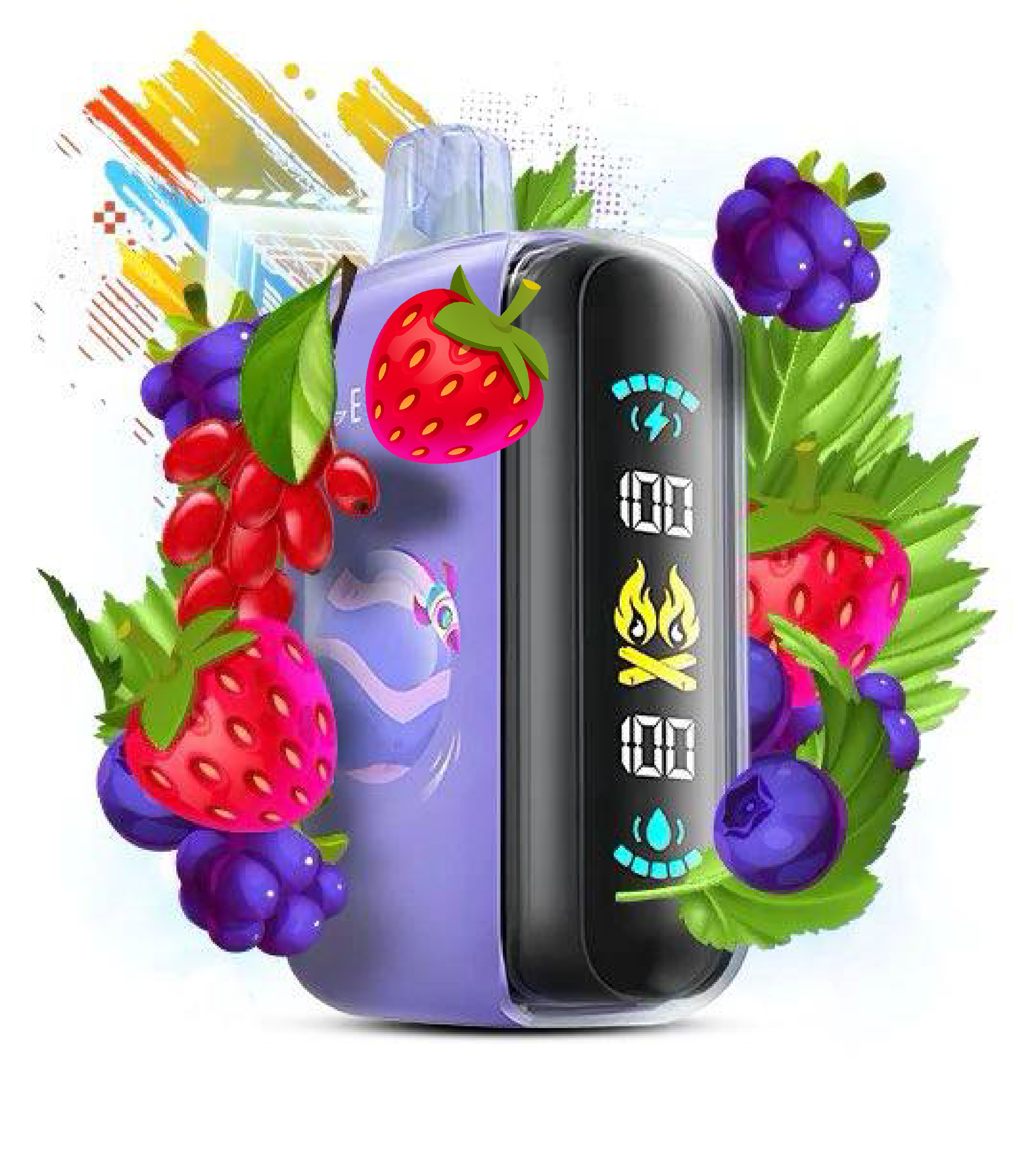 ELF BAR RAYA D3 25000 Blue Razz Ice (Свіжі Ягоди Лід)