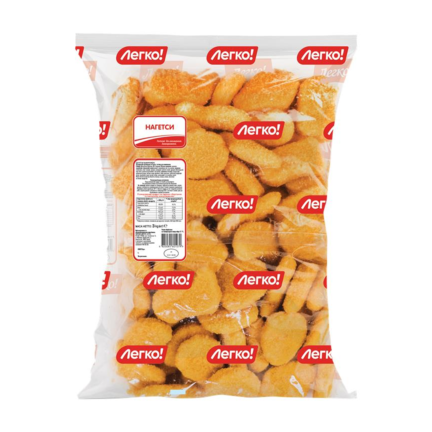 Нагетси зам  (ваг, проз пакет 3 кг)