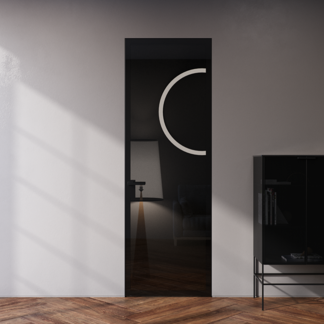 Приховані двері ТОP GLASS - Скло напросвіт