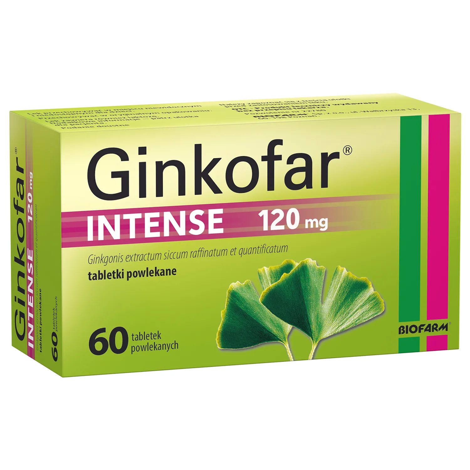Ginkofar Intense 120 мг - 60 таблеток
