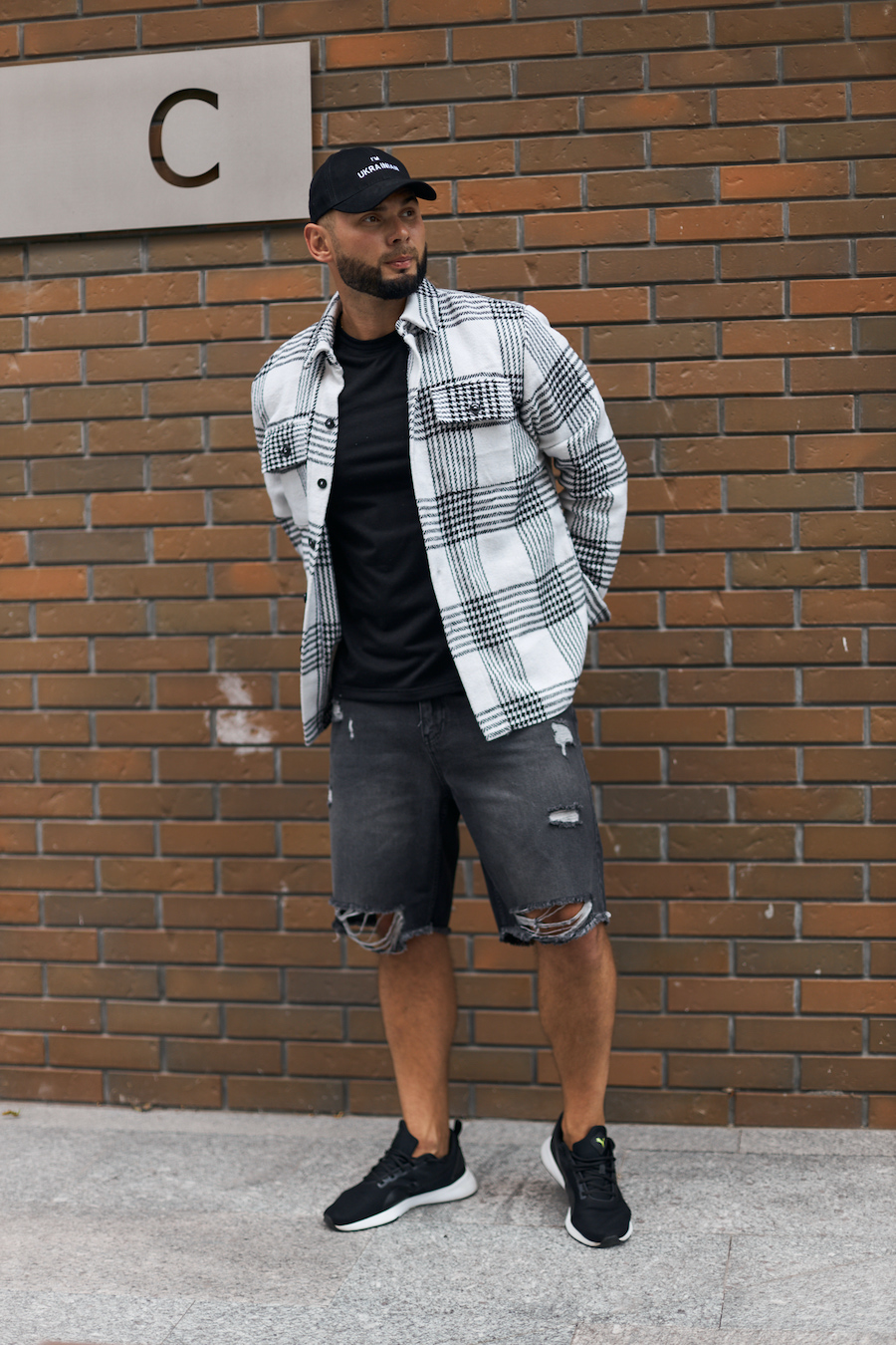 Сорочка чоловіча картата  (S, 2XL)